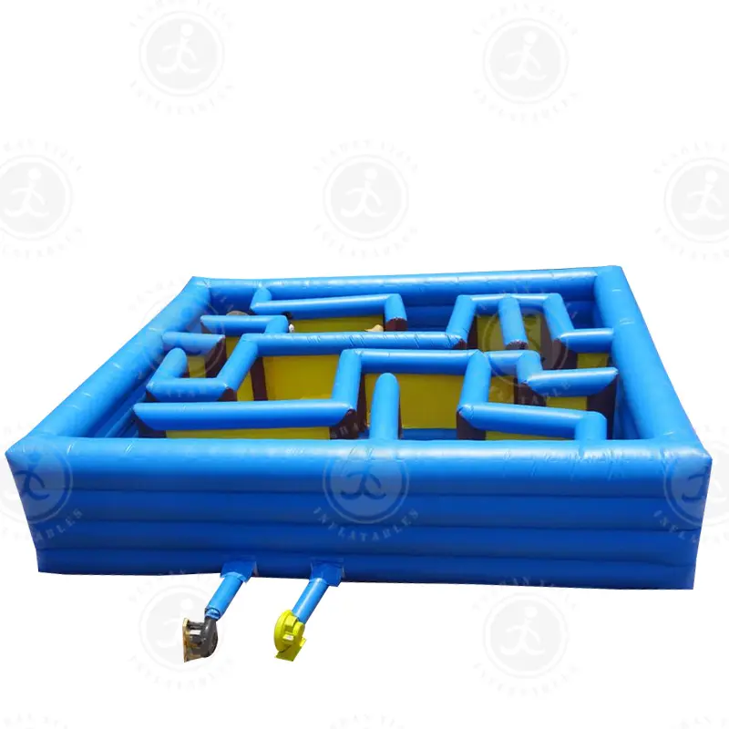 Giant Inflatable Bounce House Laser Tag Maze Game For Kids