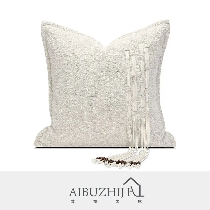 AIBUZHIJIA funda de cojín de sofá adornado 45x45 funda de almohada decorativa moderna de lujo para el hogar