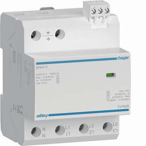 SPA412 Personalizzabile con Hagers SPD T1+T2 4P TN-S/TT 12.5kA - Product Image 1