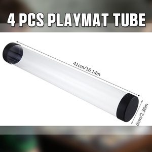Custom Transparent Plastic <b>Gift</b> Packaging Tubes Mouse Pad Packaging Display <b>Box</b> Various Pad for Storage <b>Box</b> - Product Image 2
