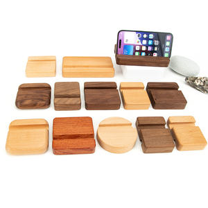 Soporte de Madera para <span class=keywords><strong>Teléfono</strong></span> YUESHEN, Base de Escritorio de Madera Sólida de Nogal y Haya, Piezas Mecanizadas por CNC - Product Image 2