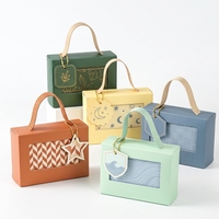 Boîte à dragées personnalisable style INS, en forme de valise, en papier écologique, imprimée UV offset, élégante pour mariage et anniversaire