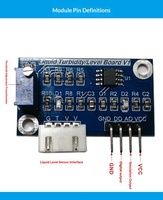 Módulo Sensor de Nivel de Líquido de Alta Precisión y Fácil Uso, Salida Analógica, con Código Fuente, para Detección de Calidad del Agua en 51 STM32