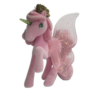 WJ2614 Mini Unicornio Sorpresa, Juguete de <span class=keywords><strong>Pony</strong></span>, Caballo Mariposa con Alas Coloridas, Figuras de Anime de PVC Flocado Seguro para Niños - Product Image 4
