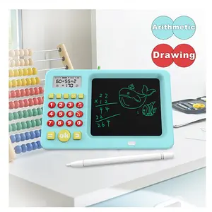 Samtoy 2 IN 1 Smart Pocket LCD-Schreibtafel und Mathematik Lernmaschine Spielzeug Schnelle Berechnung Mathe Spielzeug für Kinder Geschenk