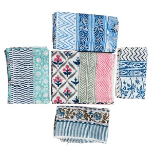 Solid Pattern Indian Block Print Cotton 72 inches Sarong Handcrafted Cotton Wrap <b>Skirt</b>, Ethical Cotton Scarf - Product Image 1
