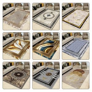 Custom Sizes Non-Slip PET Friendly <b>Machine</b> Made Polyester Cut Pile for Home Travel Use Modern Floral Pattern Living Room Carpet - Product Image 4