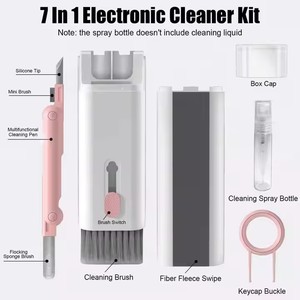 Bon gadget nouveau clavier brosse de nettoyage nettoyeur d'écran pour ordinateur étui à écouteurs outil de nettoyage Kit de stylo - Product Image 6
