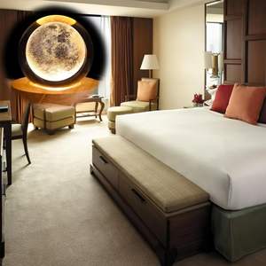 Vente en gros de cadeaux de Noël pour enfants, boule de cristal 3D LED avec étoiles, planètes et lune, petite veilleuse à piles, personnalisable, flottante - Product Image 4