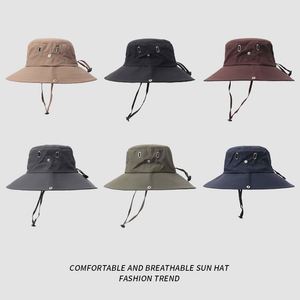 Sombrero de Pescador Personalizado, Diseño para Exteriores, para Hombre, Ala Ancha, Impermeable, de Secado Rápido, Reversible - Product Image 2