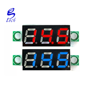Mini voltmètre numérique DC, affichage LED de 0,28 pouces, 3,5-30V, voltmètre à deux fils avec lecture réglable - Product Image 3