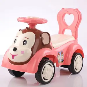 Nuovissima auto per bambini luce a dondolo per esterni musica Super Led per bambini felice giro in movimento su auto a scorrimento per 2-4 anni