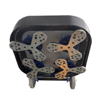 Machine à poncer les sols industrielle de 630 mm, 4 têtes, 7,5 kW, 220 V/380 V, 300-1800 tr/min, CE