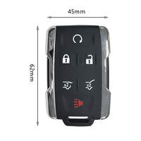Clés de remplacement pour véhicules Chevy GMC/Silverado, clés de voiture à code tournant, télécommande de voiture, porte-clés de voiture 315 MHz, fabricant