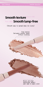 Crayon Eyeliner Double Pointe Noir Imperméable Longue Tenue Gel Effet Ombre à Paupières Aegyo-sal Marque Privée - Product Image 4