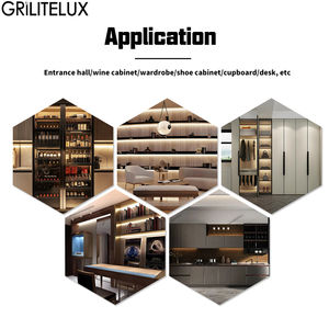 Nouveau Mini Interrupteur à Capteur Intégré pour Armoire à Double Porte, DC 12V 24V 4A, Installation en Surface/Encastrée, pour Éclairage d'Armoire - Product Image 6