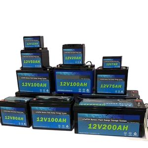 Grosir gudang Eropa baterai penyimpanan energi 12V 50AH 100AH 200ah 300ah 400AH baterai Lifepo4 - Product Image 6