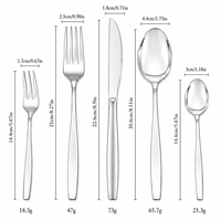 Ensemble de couverts en acier inoxydable 410, fourchette, cuillère, couteau, ensemble de couverts dorés pour dîner, fête, mariage