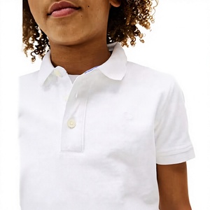 Polo personnalisé pour enfants, manches courtes, en coton, pour garçons et filles, vente en gros de vêtements pour enfants - Product Image 5