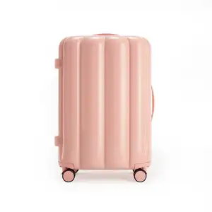 Тележка для путешествий, легкая тележка для переноски багажа в форме тыквы с подстаканником и зарядкой через USB, 4 вращательных колеса, чемодан