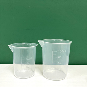 Đa chức năng 25ml 50ml 100ml 150ml 200ml 250ml phòng thí nghiệm nhựa tốt nghiệp đo cốc - Product Image 1