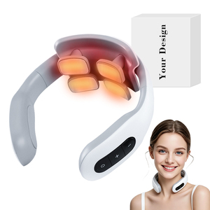Wholesale 6 Massage Modes Adjustable Cervical Massager 4 Heads Smart Shoulder Massager Heated Intelligent Pulse Massager - Product Image 1