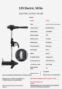 <span class=keywords><strong>Moteur</strong></span> électrique de pêche à la traîne Dorham Yacht Accessories Wholesale <span class=keywords><strong>86Lbs</strong></span> DC 24V 552W, <span class=keywords><strong>moteur</strong></span> hors-bord blanc pour <span class=keywords><strong>bateau</strong></span>, pour eau salée - Product Image 2