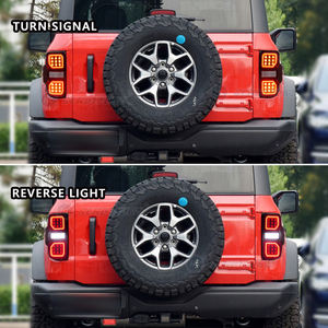 Conjunto de luces traseras LED HCMOTIONZ 6th Gen 2021-2024 DRL sistema de iluminación de animación de arranque lámparas traseras de coche para <span class=keywords><strong>Ford</strong></span> <span class=keywords><strong>Bronco</strong></span> - Product Image 2