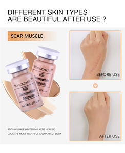 Kit de sérum Derma Pen coréen 8 ml x 12 flacons, crème <span class=keywords><strong>BB</strong></span> <span class=keywords><strong>Glow</strong></span> <span class=keywords><strong>White</strong></span>, sérum <span class=keywords><strong>Meso</strong></span>, fond de teint, kit booster pour la peau - Product Image 6