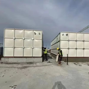 Tanque de Almacenamiento de Agua de Fibra de Vidrio FRP de Alta Calidad Anticorrosión, Capacidad de 10,000L, con 1 Año de Garantía para España - Product Image 1