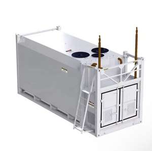 50피트 스키드 장착 탄소강 연료 디스펜서 탱크 휴대용 이동식 주유소 장비 펌프 모터 원격 모니터링 - Product Image 5