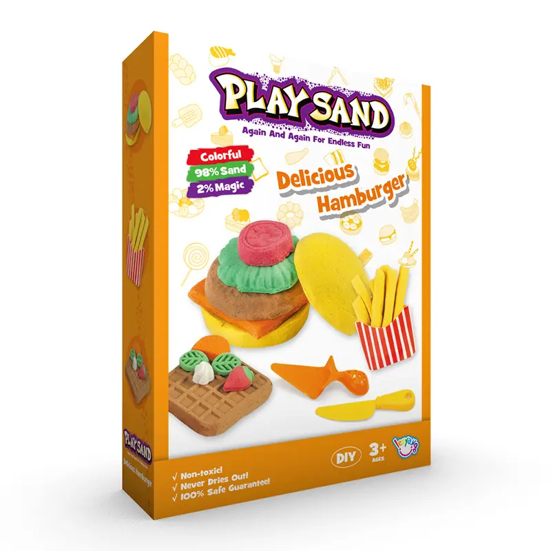 Wholesale Magic Stretchy Play Clay Kits Sand Montessori Toys Cotton Sand Table Educational DIY Modeling Sand Toys