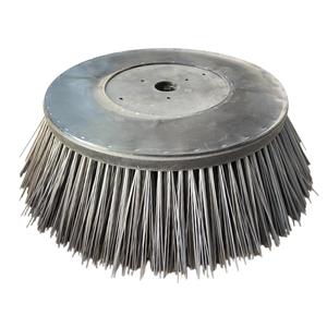 Nouvelle brosse latérale robuste pour balayeuse, en fil d'acier de qualité industrielle et PP, à changement facile, compatible avec les balais de <span class=keywords><strong>gouttière</strong></span> et les balais Elgin - Product Image 1