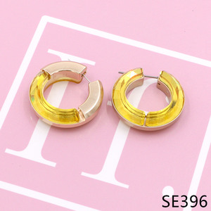 GCYF017 Boucles d'oreilles classiques en forme de cygne, <span class=keywords><strong>imitation</strong></span> perle avec <span class=keywords><strong>bordure</strong></span> entièrement pavée de CZ, boucles d'oreilles pendantes plaquées foncé pour femmes - Product Image 6