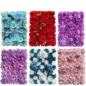 Panneaux muraux de fleurs artificielles en soie pour la décoration de mariage et de la maison - Product Image 1