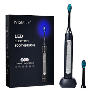 <span class=keywords><strong>Brosse</strong></span> à Dents Électrique FCC IPX 7 Étanche, 4 Modes, Chargement Sans Fil, 6 Lumières LED Bleues - Product Image 1