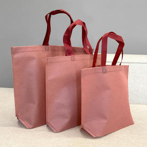 Đồng bằng màu đen không dệt quần áo Hữu Cơ mua sắm túi với logo tùy chỉnh tái sử dụng không dệt vải giày gói túi - Product Image 5