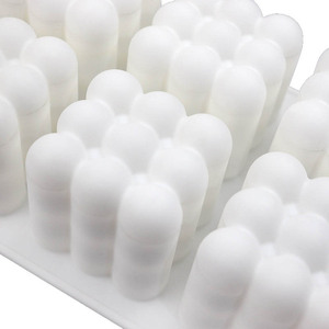 Vente en gros P1240 6 cavités 3D magique carré nuage moule en silicone grand cube à <span class=keywords><strong>bulles</strong></span> <span class=keywords><strong>savon</strong></span> cire fondre bougie moule citrouille pour sac de cuisson - Product Image 4