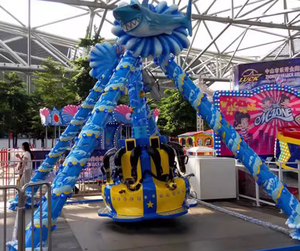 Manèges de parc d'attractions pour enfants, 6 places, mini-frisbee, manèges à pendule - Product Image 1