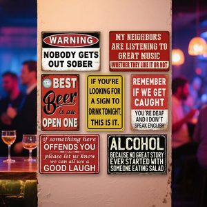 Funny <strong>Bar</strong> <strong>Signs</strong> for Home <strong>Bar</strong> Wall Decor - Vintage Garage Metal <strong>Signs</strong>, Man Cave Decor F, Personalized Basement <strong>Bar</strong> Accessories - Product Image 6