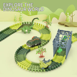Samtoy 176 pz stelo educativo di assemblaggio giocattolo giocattolo per auto da corsa elettrica dinosauro giocattolo per bambini - Product Image 2