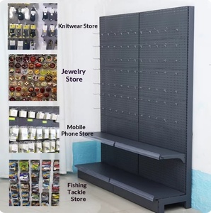 Accesorios para estanterías de <span class=keywords><strong>supermercado</strong></span>: Ganchos multiagujeros para teléfonos, estantes para joyería, organizadores de calcetines, exhibidores de equipo de pesca, transmisiones en vivo - Product Image 3