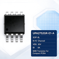 MOSFET Kanal N Ganda SOP-8L 30V 6A Mode Peningkatan SMD Transistor untuk PCBA Ringkas