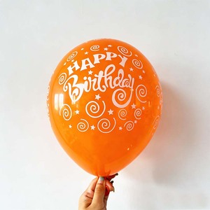 Palloncini per Feste 2026 Disponibili, Decorazione Casa, Otto Colori, Palloncini in Lattice <span class=keywords><strong>Buon</strong></span> <span class=keywords><strong>Compleanno</strong></span> con Logo, 10 Pollici per Feste Bambini e Adulti - Product Image 6