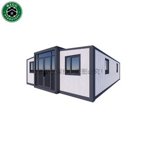 Maison préfabriquée modulaire de luxe prête à l'emploi de 20 à 40 pieds, maison conteneur pliable en acier avec salles de bain - Product Image 4