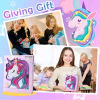 Ideas de Productos Nuevos 2024, Cuaderno de Peluche de Unicornio A5 con Candado y Llaves, Diario, Libro de Escritura Encantador, Set de Regalo para Niños