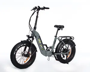 Fat e bike folding suspension electric folding bike foldable ebike 20