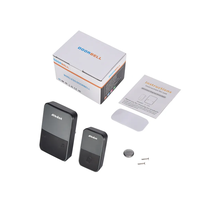 Aiben U199-BB longue portée murale enfichable 52 carillons 5 niveaux de volume fonctionnant sur piles bouton tactile sans fil sonnette de porte sans fil