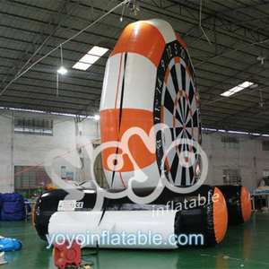 เกมฟุตบอลเป่าลมเชิงพาณิชย์  กระดานปาเป้าฟุตบอล PVC ราคาโรงงาน กระดานปาเป้าเป่าลมสำหรับเล่นกลางแจ้ง - Product Image 2