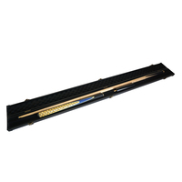 Queues de billard en ébène faites à la main sur mesure, embouts de 10mm, 2 pièces, bâton de billard en bois 3/4 articulé